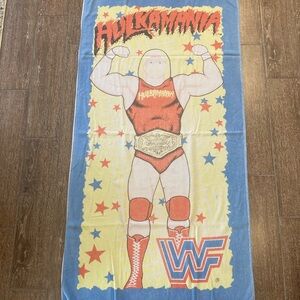 Old School 1980s Hulkamania Beach Towel